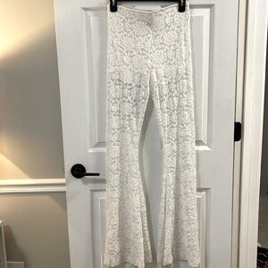 mumu lace white pants